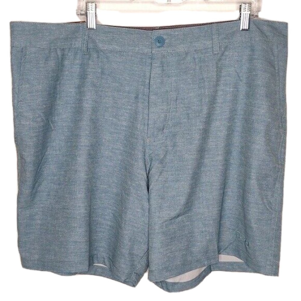 Panama Jack Men Aqua Colored Crossover Lightweight Quick Dry Shorts Size 40